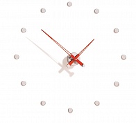 Часы Nomon Rodon 12 i Red d=70 см ROI012R